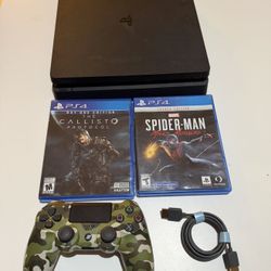 PlayStation 4 ps4 slim spiderman morales Callisto BUNDLE