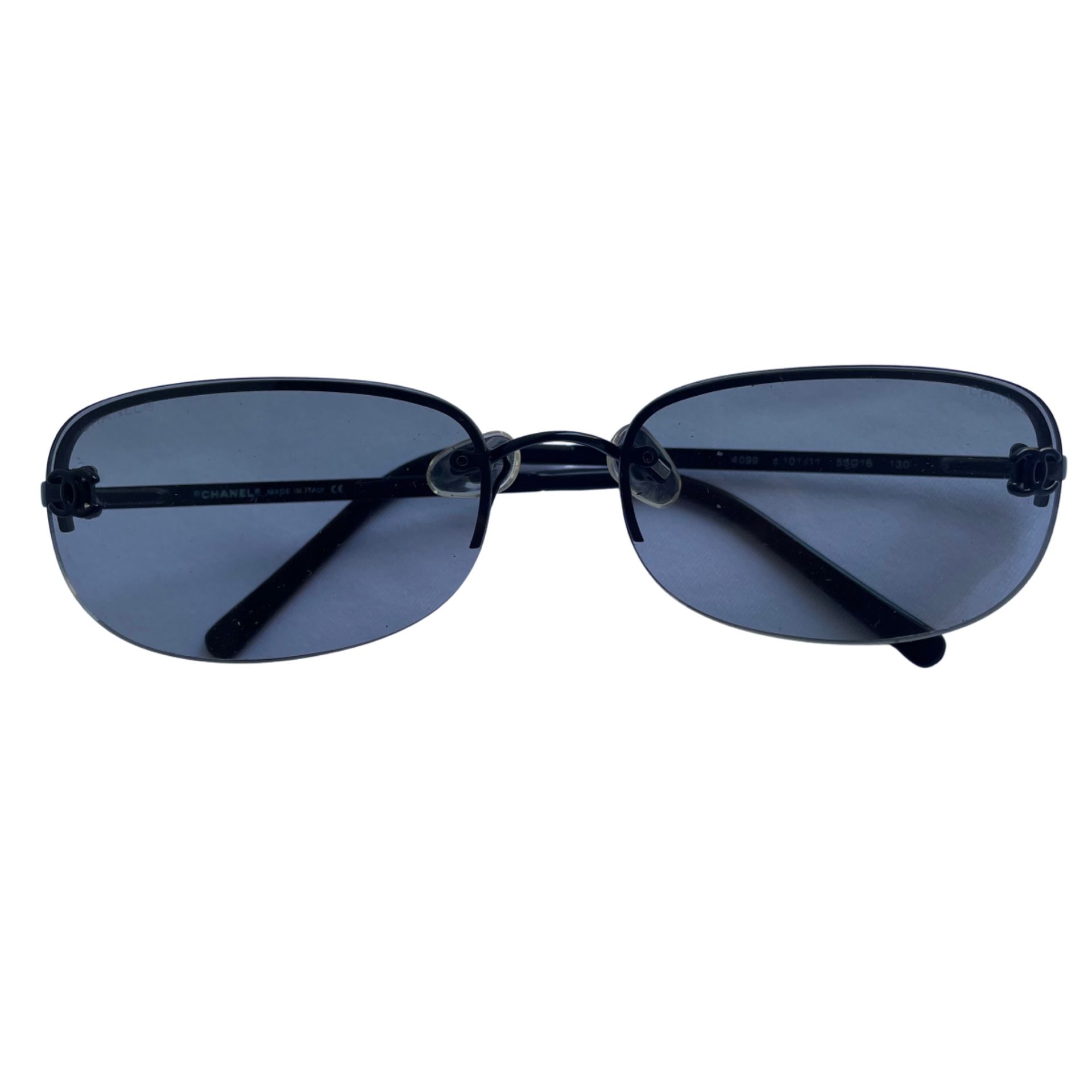 Chanel Sunglasses with Blue and Black Frames