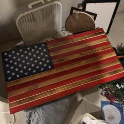 American Flag Self Defense Cabinet