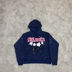 Atlanta Blue Sp5der Hoodie