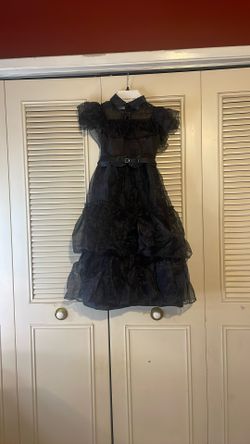Wednesday Costume Size 6 Y