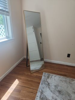 Full Size Easel Mirror Gold