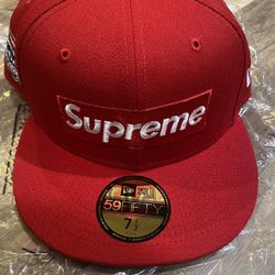 Supreme/New Era Box Logo Fitted Cap Size 7-1/2