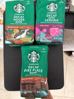 Starbucks Decaf Ground Coffee 3-Bag Bundle