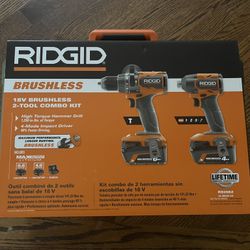 18V Brushless 2-Tool Combo Kit with 6.0 Ah and 4.0 Ah MAX Output Batteries, Charger, and Hard Case