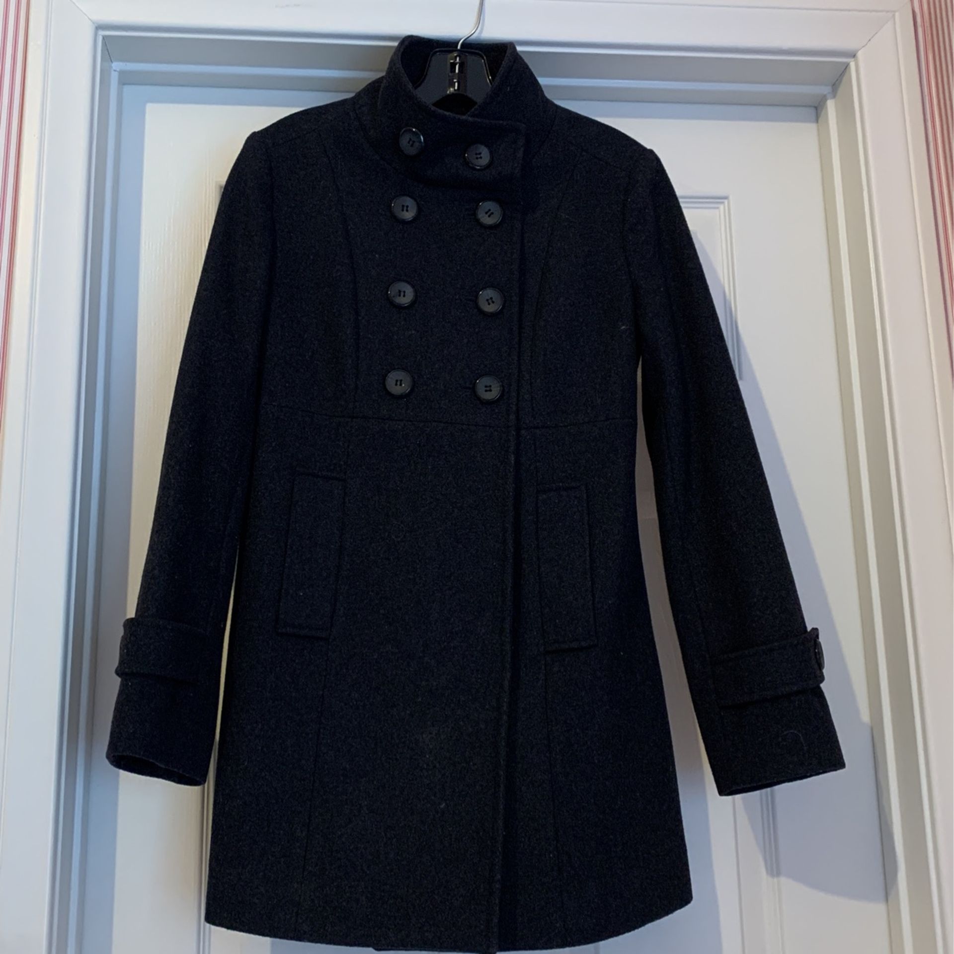 Charcoal Grey pea Coat