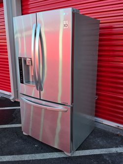 LG STAINLESS STEEL FRIDGE