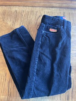 Empyre Youth Loose Fit Black Corduroy Pants