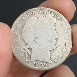 1899 Barber Half Dollar 90% Silver