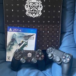 Sony PlayStation 4 Slim 1TB Console - Jet Black - Kingdom Hearts Skin  (USED)