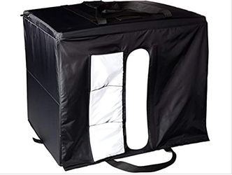 Amazon Basics Portable Foldable Photo Studio Box with LED Light - 25 x 30 x 25in