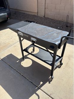 Leteuke Outdoor Rolling Cart Table