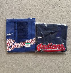 Cleveland Indians & Atlanta Braves MLB Name & Number T-Shirts Size XL