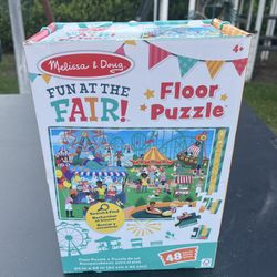 Melissa & Doug Fun at the Fair Floor Puzzle 48 Pieces. (24 in x 36 in (61 cm x 91 cm )