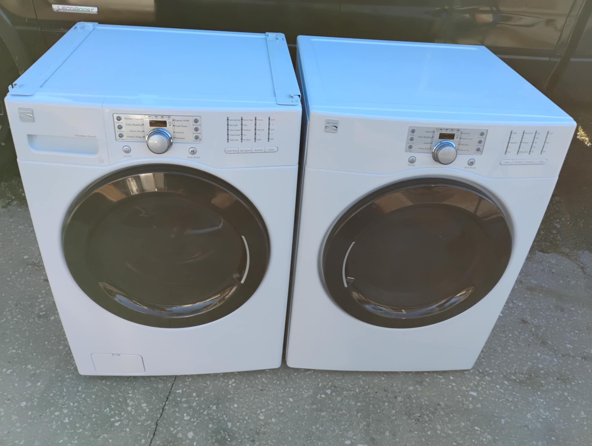 Kenmore front load washer and dryer set