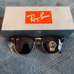 RayBan CLUBMASTER Sunglasses 51MM Frame AUTHENTIC 
