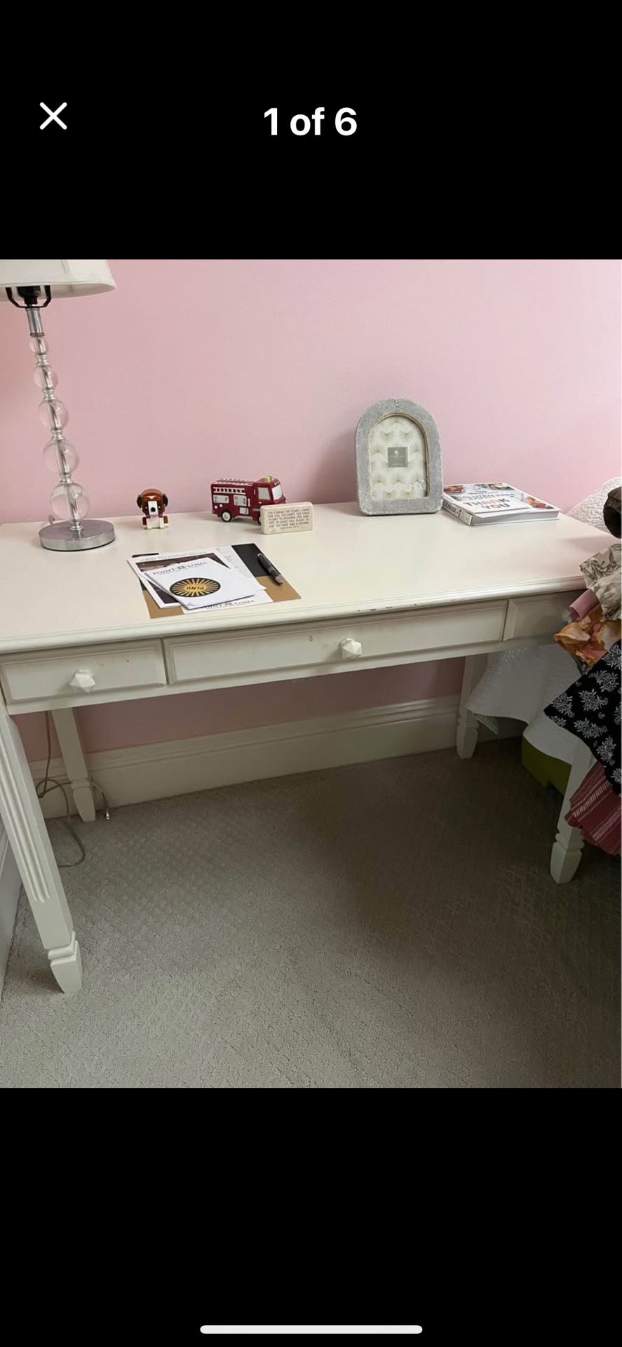 Pottery barn White Desk
