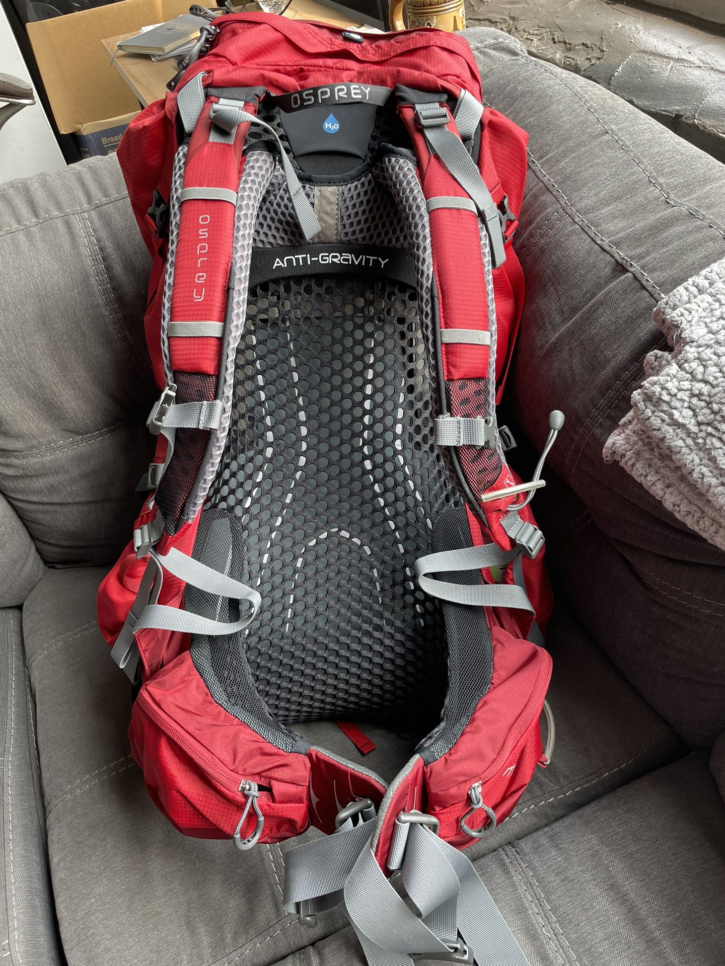 Osprey Atmo 50L Rare Red Brand New With Tags