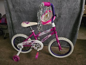 Huffy Sea Star Kids Bike with Training Wheels