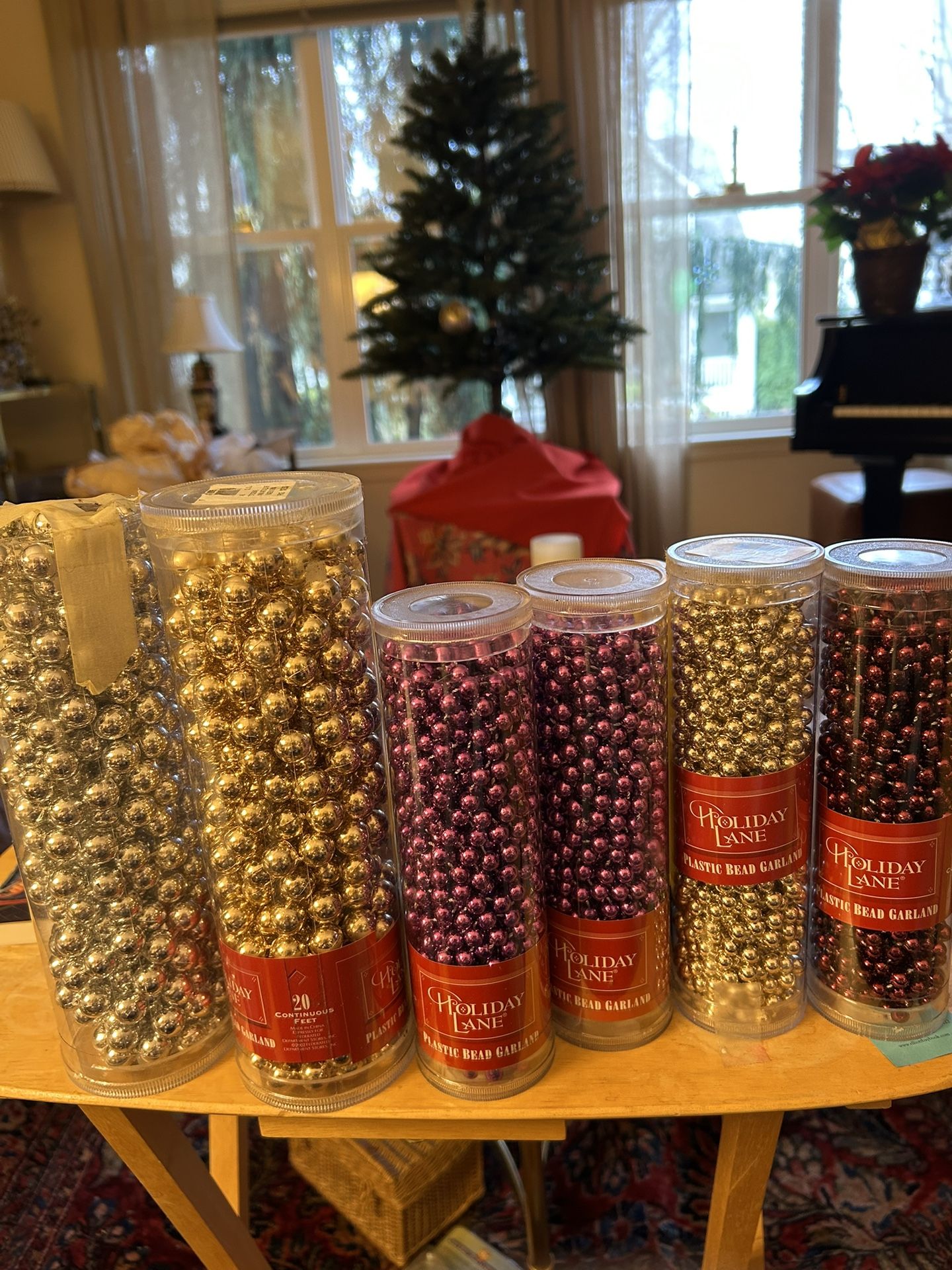 Plastic Bead Garland