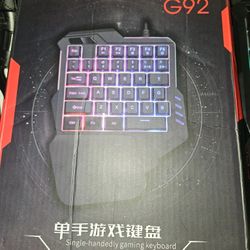 G92 Single Hand Keyboard 