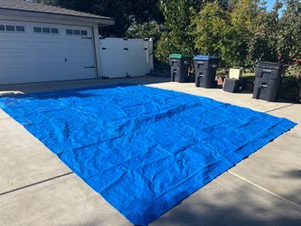 🌧️Heavy-Duty Waterproof Tarps（ 16 x 20 ft ） (Multiple Sizes Available)