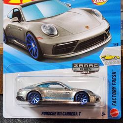 Hot Wheels ZAMAC Porsche 911 Carrera T (Walmart Exclusive) 