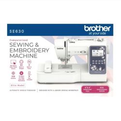 BROTHER Sewing and Embroidery Machine with Sew Smart LCD (Model: SE630)