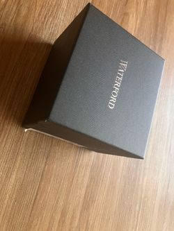 Waterford Crystal Apple Paperweight with Original Box