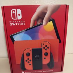 Mario Red Nintendo Switch OLED