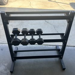 Dumbbells With Rack