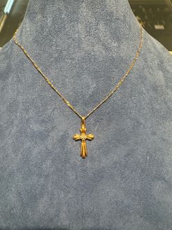 Gold necklace