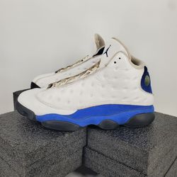 Nike Air Jordan 13 Retro 414571-117 Hyper Royal Blue White Shoes Men US Sz 13