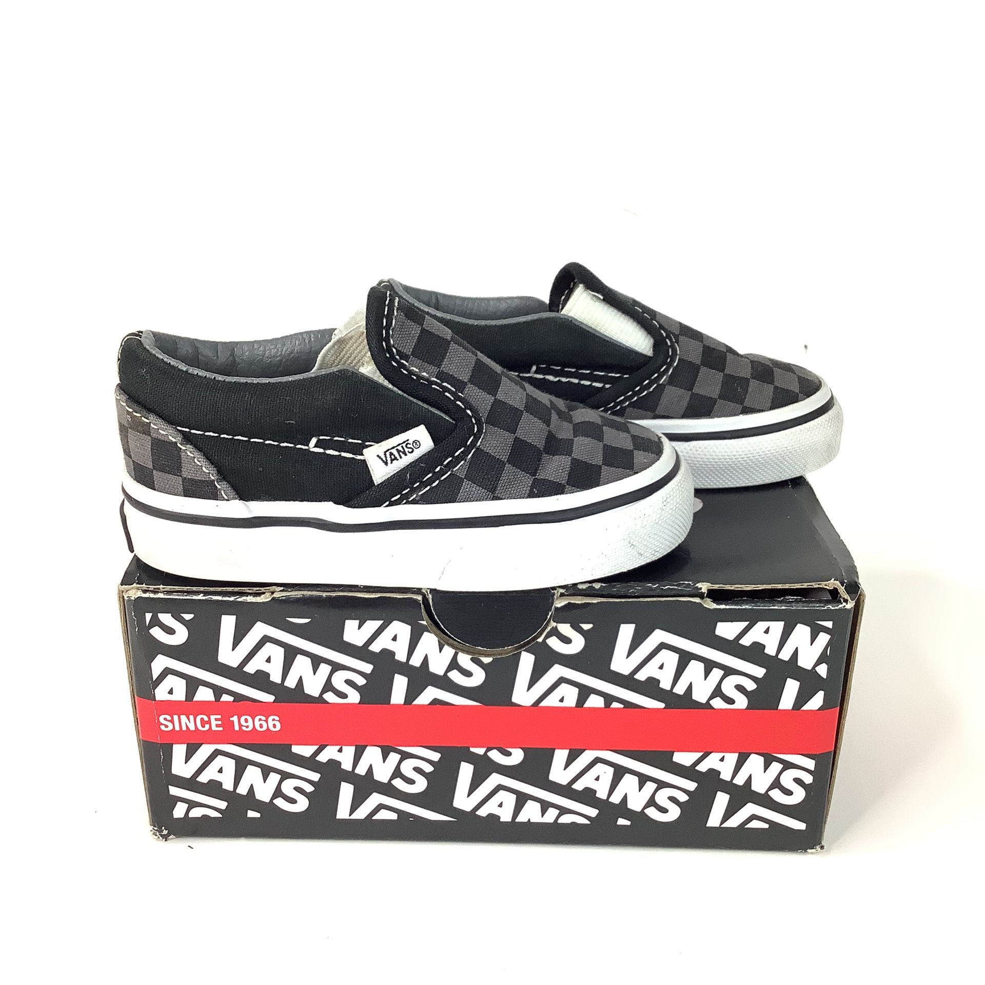 Vans Off The Wall Classic Toddler Slip-On Shoes Size 5.0