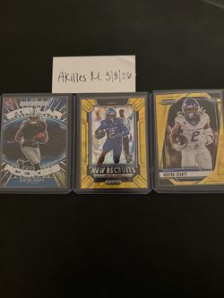 Ashton Jeanty RC lot