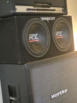 Dual 12inch Box With Amp