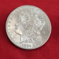 1884-O BU Morgan Silver Dollar 