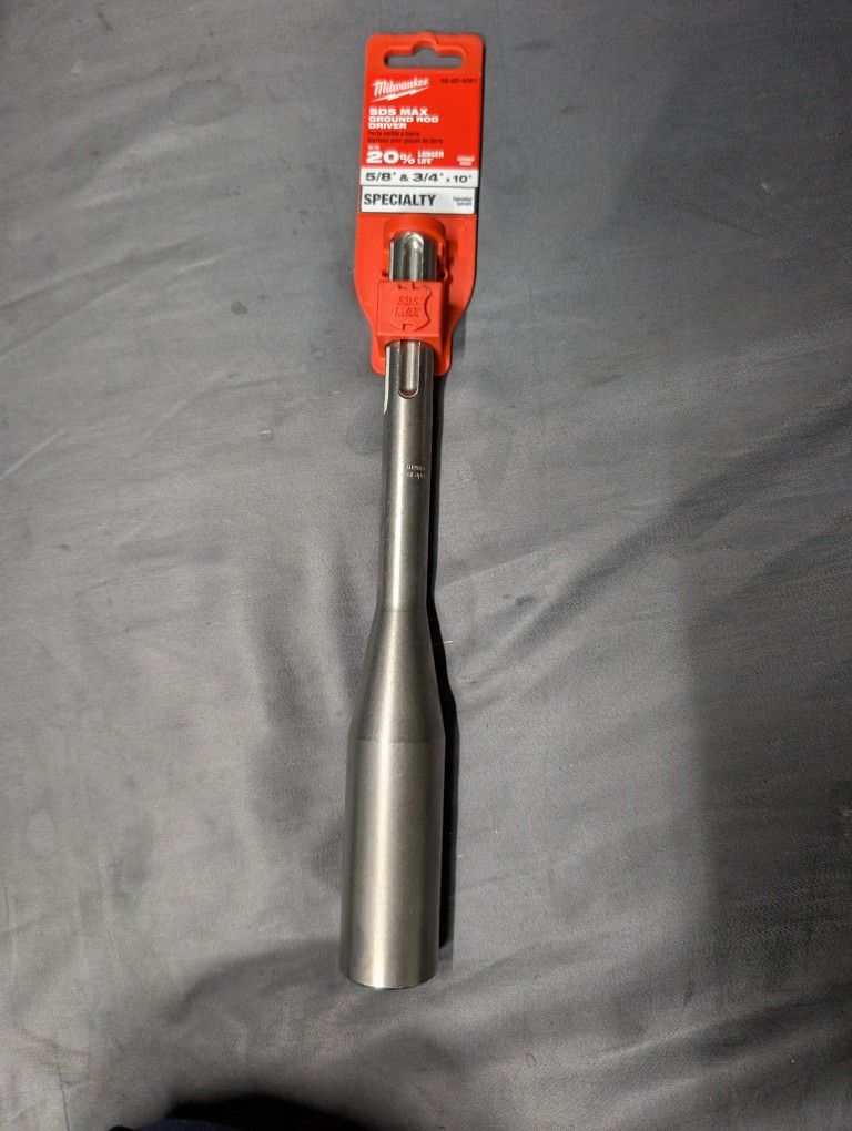 Milwaukee 5/8"&3/4"×10" Ground Rod Driver