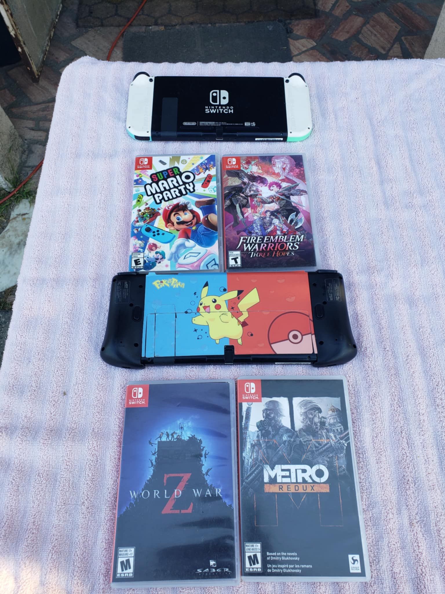 Each One Has Games installed, 128GB Nintendo Switch 2020 V2 With 256GB Has Games installed Plus 2 Extra Games for $300! Or $600! All 2