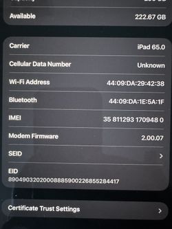 iPad Pro 11-inch (M5) Wi-Fi + Cellular 256 GB Space Grey