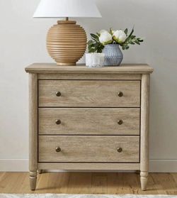 NEW large 3 drawers nightstand with usb / charging station