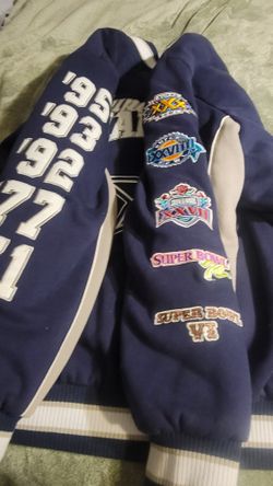 Classic Original NFL COWBOYS AUTHENTIC THICK COAT SIZE 4X BOUGHT LAST YEAR STILL NEW STAYED WRAPPED IN PLASTIC FIRM PRICE SUPER WARM