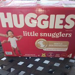 Huggies  Diapers   Size  4 
