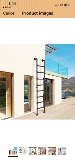 Industrial Pipe Loft Ladder