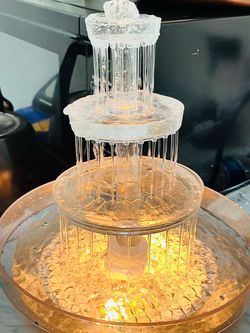 Fuente de agua para decoración de pasteles