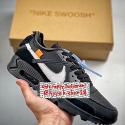 Nike Air Max 90 OFF-WHITE Black 20