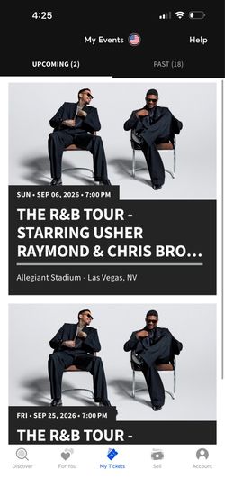 Usher & Chris Brown Concert