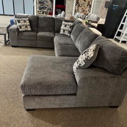 AP- Ballinasloe 3 Piece Sectional Couch With Chaise/ Delivery - Financing 