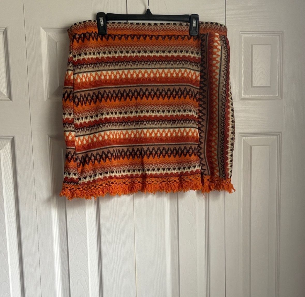 SHEIN Multicolor Patterned Mini Skirt