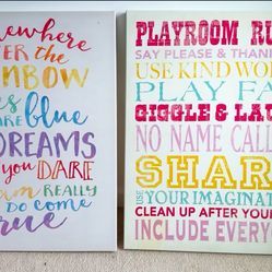 3D Word Art For Playroom or Bedroom 